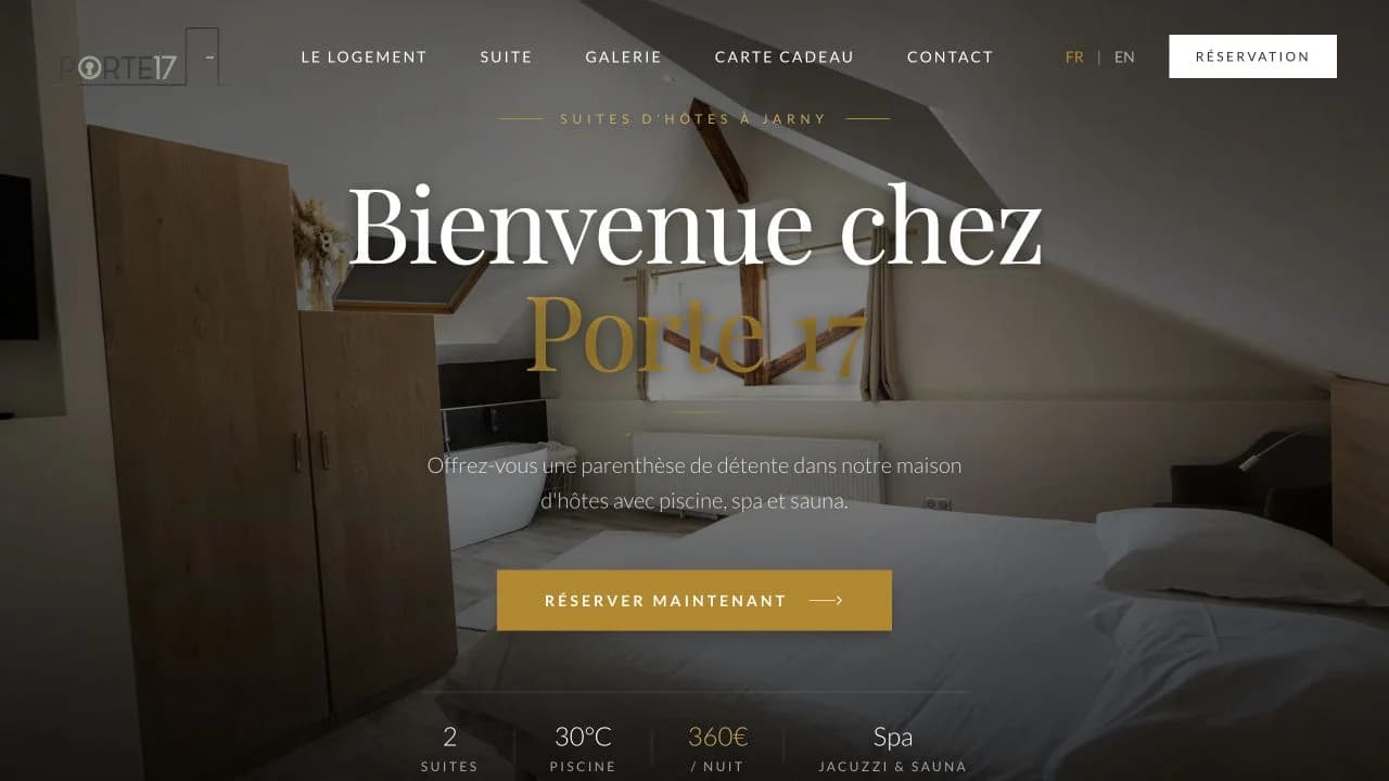 Porte 17, site et réservation